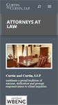 Mobile Screenshot of curtinlawfirm.com